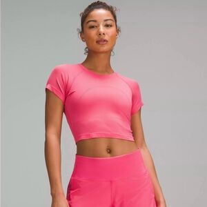 Lululemon swiftly tech cropped short sleeve 2.0